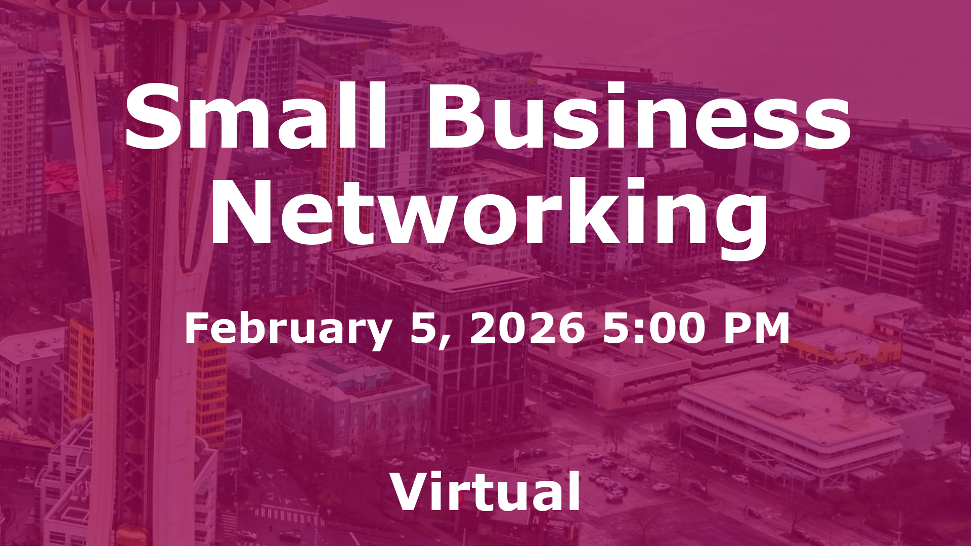 Small Business Networking event image